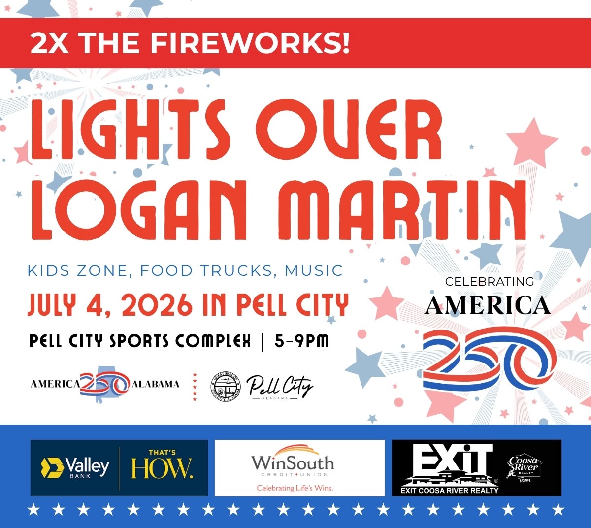 Lights over Logan Martin