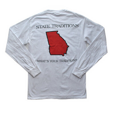 Georgia Athens Gameday Long Sleeve T-Shirt White