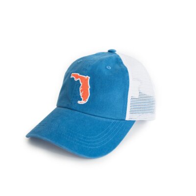 Florida Gainesville Gameday Trucker Hat Blue