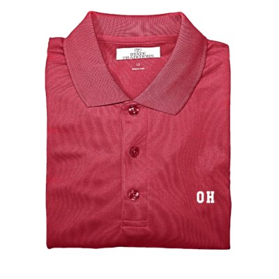 Ohio "OH" State Letters Performance Polo