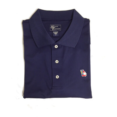 Georgia Traditional Clubhouse Performance Polo Navy