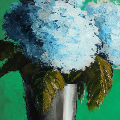 "Light Blue Hydrangeas"