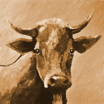 "Sweet Eyes" sepia