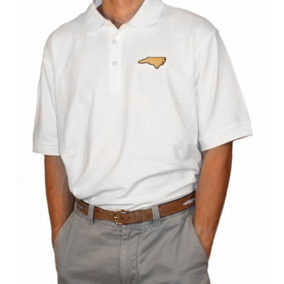 North Carolina Greenville Gameday Polo White