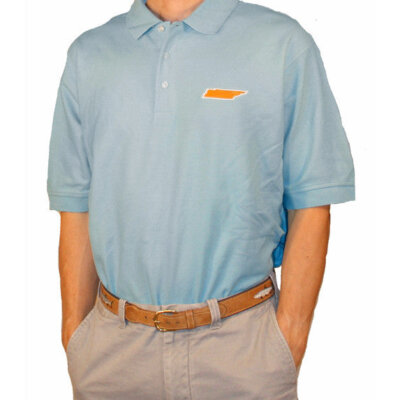Tennessee Knoxville Gameday Polo Light Blue