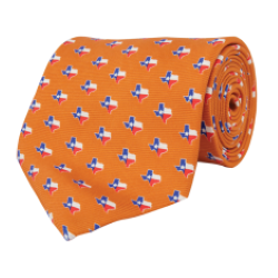 Texas Traditional Tie Orange