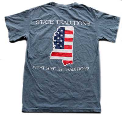 Mississippi Patriot T-Shirt Blue Jean