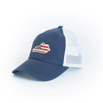 Kentucky Patriot Trucker Hat Blue