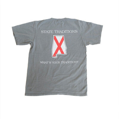 Alabama Traditional T-Shirt Grey