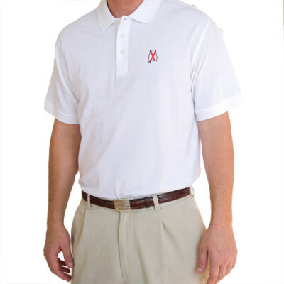 Alabama Traditional Polo White