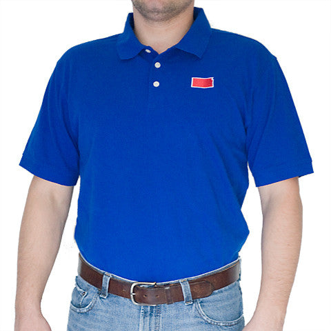 Kansas Lawrence Gameday Polo Blue