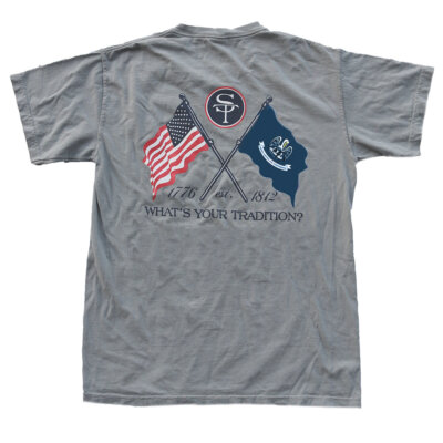 Louisiana Heritage T-Shirt Grey