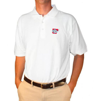 Arkansas Traditional Polo White