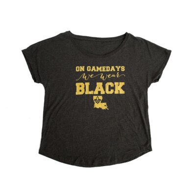 Louisiana Women's Gameday T-shirt Black