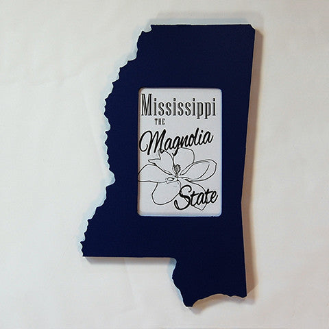 Mississippi Picture Frame Navy