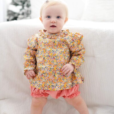 Fall Floral Bloomer Set