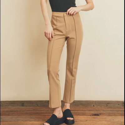 Dress Forum Khaki Tapered Pant