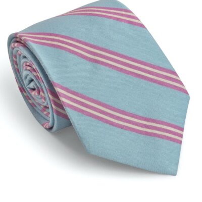 Stafford Tie Light Blue/Pink