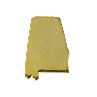 Alabama state tie tack-goldtone