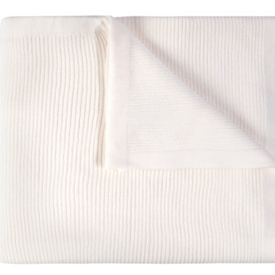Ribbed Knit Blanket
