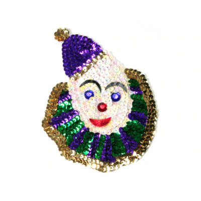 Applique Clown Head