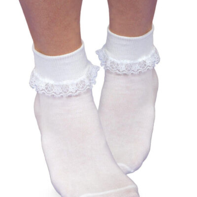 Simplicity Lace Cuff Socks