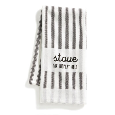 "Stove for Display Only" Tea Towel