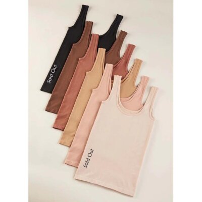 Charlie Paige Essential Skin Hue Wide Strap Top