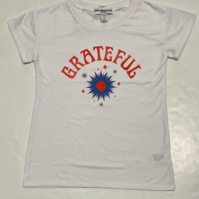 Greatful White Tee