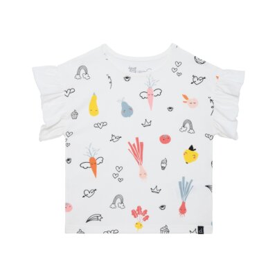 Fruits & Veggie White Tee