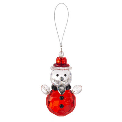 Santa Krystal Ornament