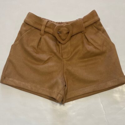 Cinammon Faux Suede Shorts