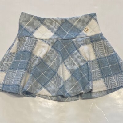Blue Check Skirt