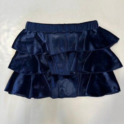 Navy Velvet Tinsley Skort