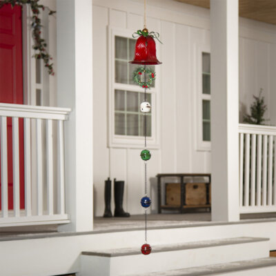 Red Christmas Bell Hanging Garden Décor