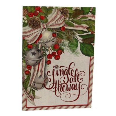 Christmas Card, Jingle all the way, Money holder/cardholder