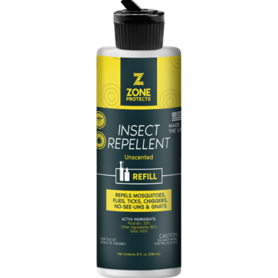 Zone Protects Unscented Insect Repellent, 8oz Refill