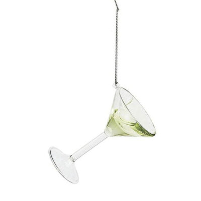 Merry Martini Glass Ornament