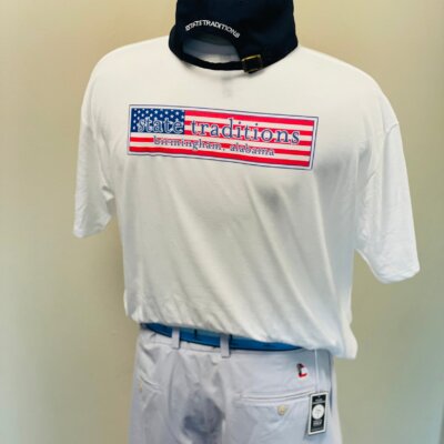ST America Banner T-Shirt White