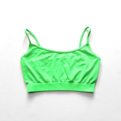 Solid Bandeau Bra Cami 7-14