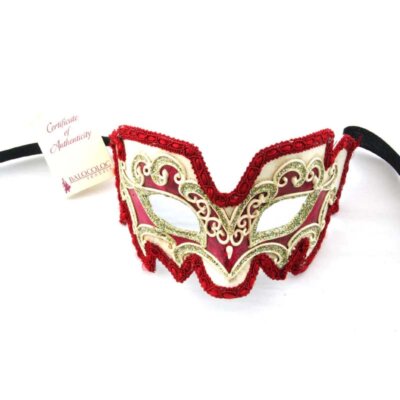 Colombina Glitter White/Red