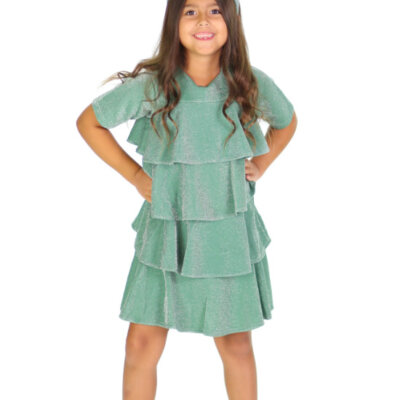 Green Shimmer Dress