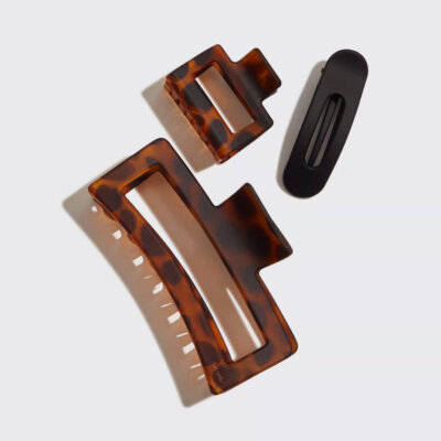 Assorted Claw Clips - Rectangle Open Shape