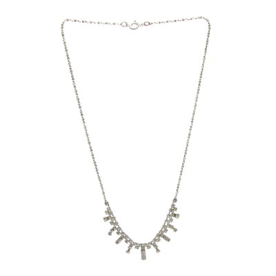 Rhinestone Chain Necklace