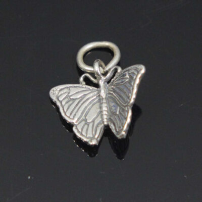 Butterfly Charm, Sterling Silver