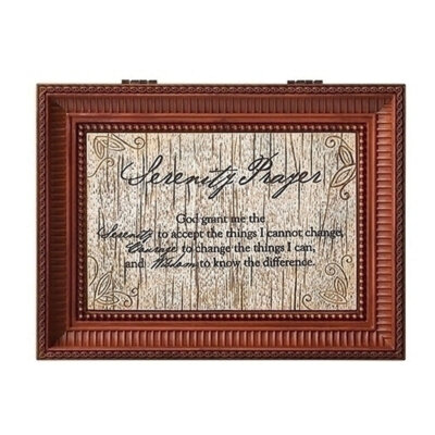 Serenity Prayer Music Jewelry Box