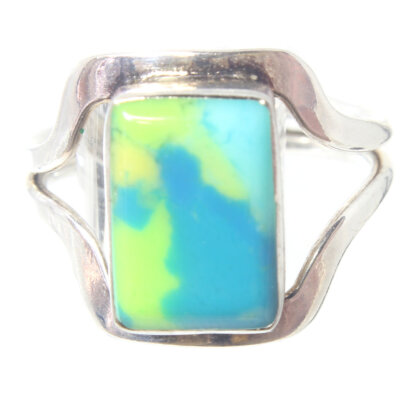 Stone Inlaid Ring, Blue