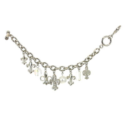 Fleur De Lis Charm Bracelet