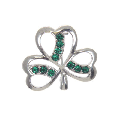 St. Patrick's Day Shamrock Brooch
