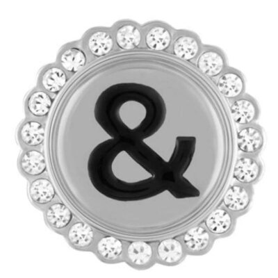 Ginger Snaps Ampersand W/Bling Snap